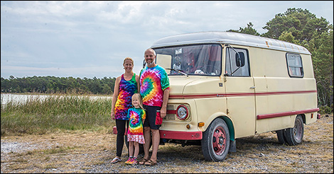 Hippiefamiljen på Gotland