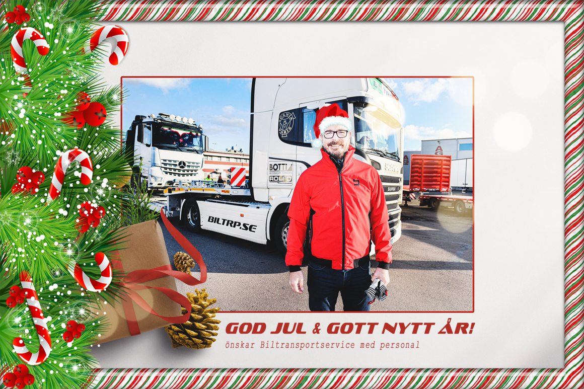God Jul önskar Biltransportservice