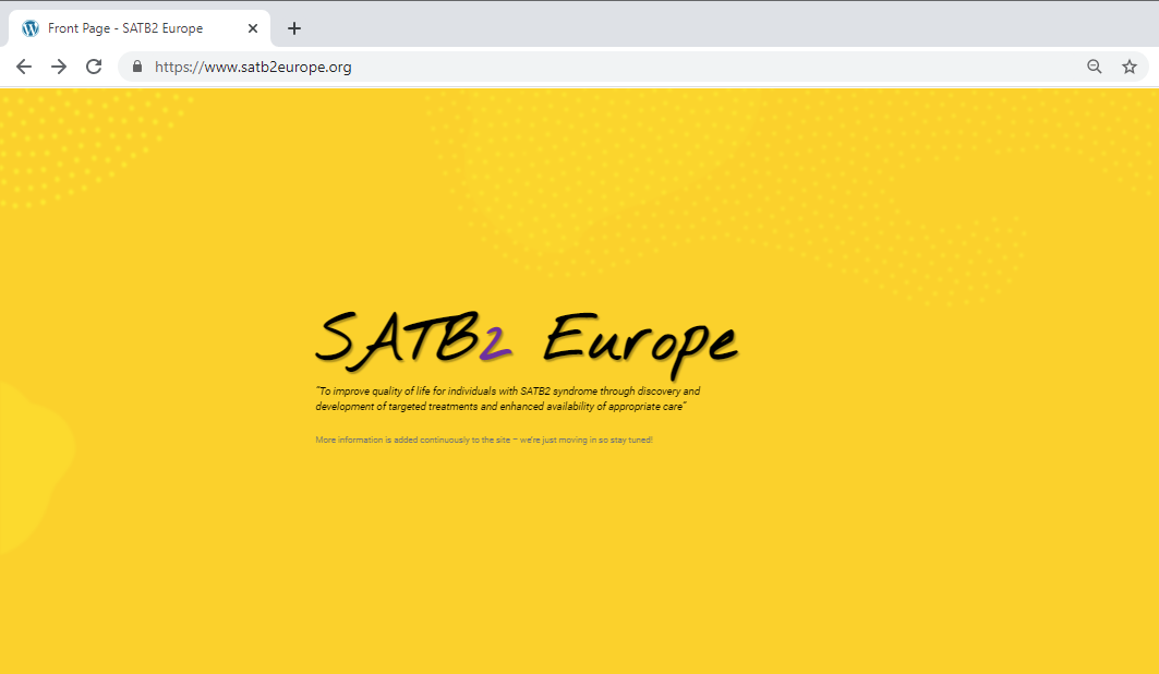 SATB2 Europe website