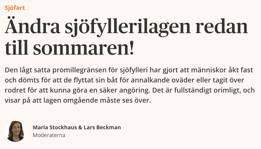 M riksdagsledamöter artikel