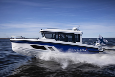 Quarken 27 Cabin är den andra modellen från en ny båttillverkare.