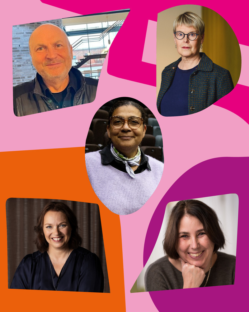 Ett montage av bilder på de medverkande. Namn längre ner i texten.